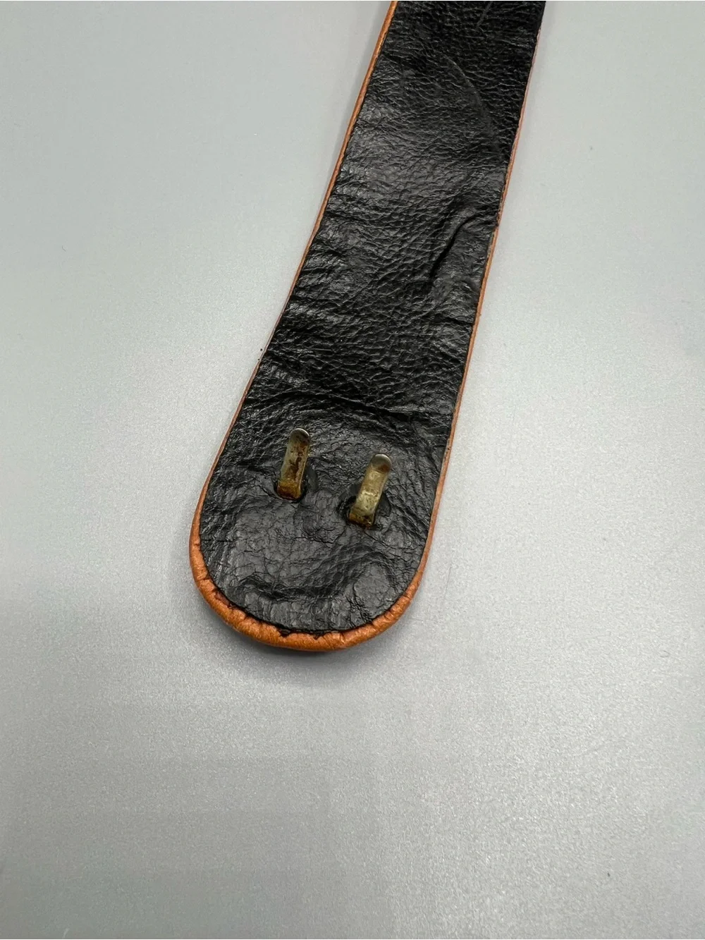 Vintage Leatherock Nina Arjani 80s Embellished Leather Belt San Diego Sz Small